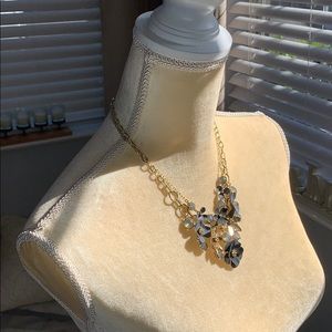 Banana Republic Blue Flower Necklace!